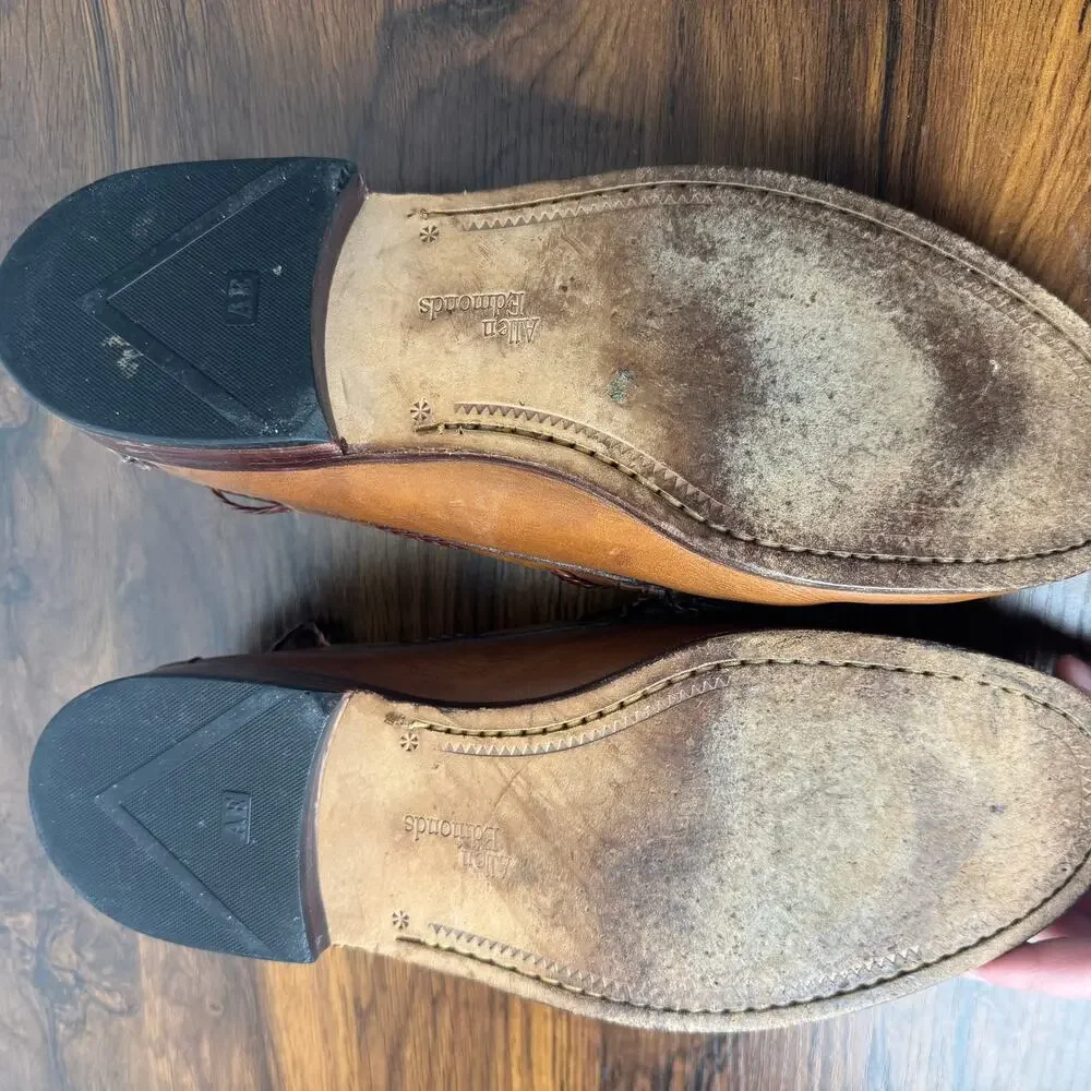 Allen Edmonds 11 D Woodstock‎ Classic Leather Tassel Loafers Dress Shoes